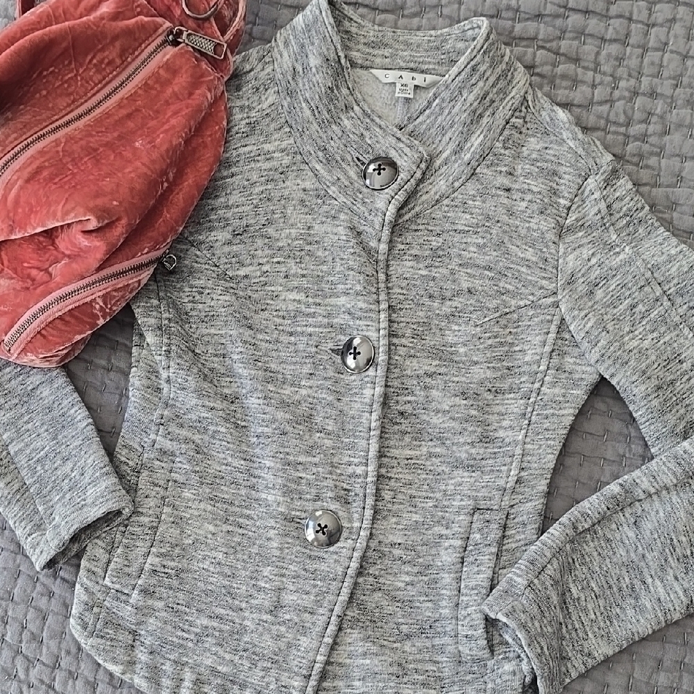 CABi Military Style Cropped Jacket - Picture 2 of 9